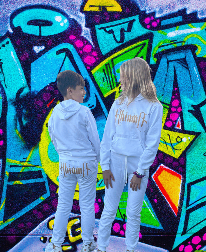Chándal Con Capucha Ahinma Lawndale Niño/a Blanco