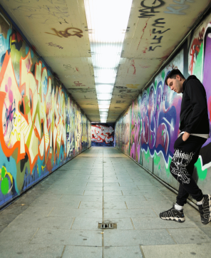 Chándal Con Capucha Ahinma Compton Negro