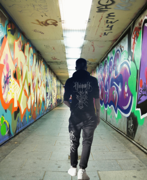 Chándal Con Capucha Ahinma Compton Negro