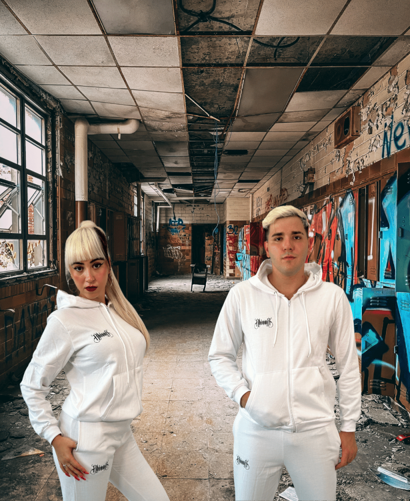 Chándal Con Cremallera Ahinma Liberty City Blanco