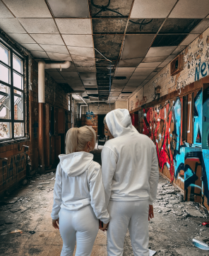 Chándal Con Cremallera Ahinma Liberty City Blanco