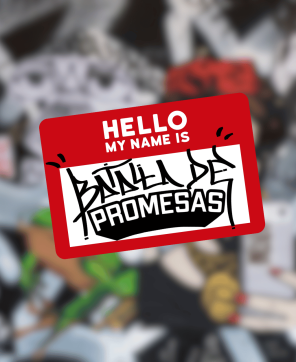 Camiseta HELLO MY NAME IS Batalla de Promesas