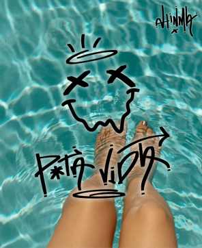 Conjunto de Verano Ahinma P*ta Vida Blanco