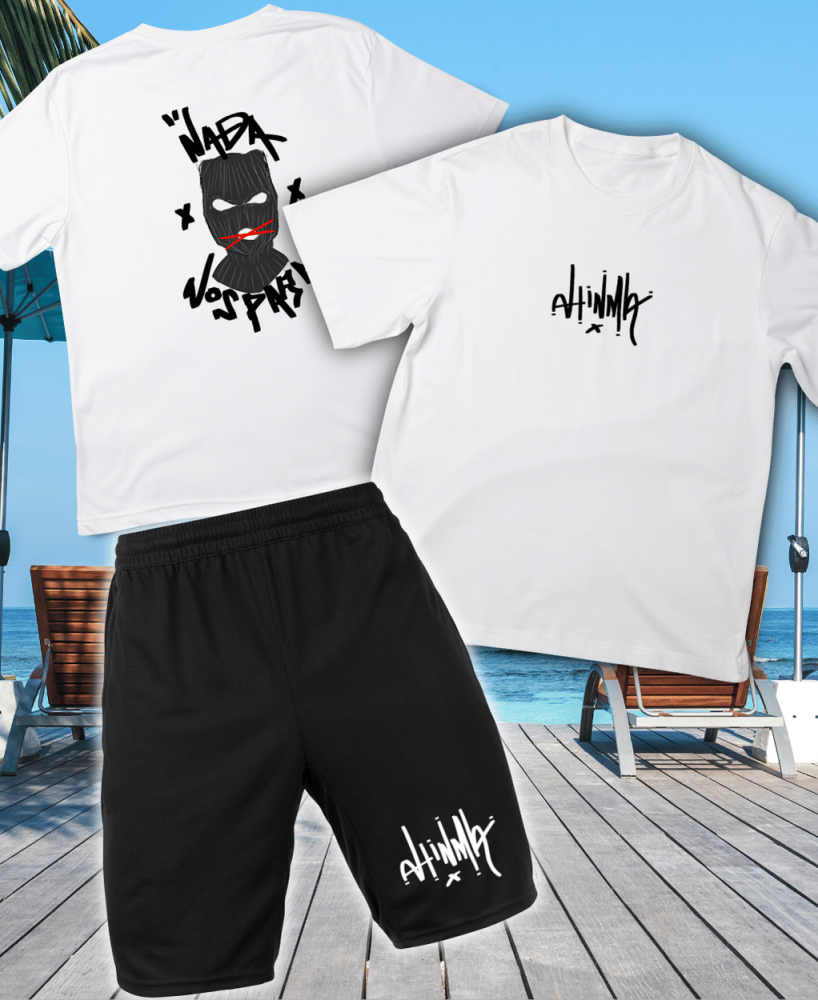 Conjunto de Verano Ahinma Nada Nos Para Negro/Blanco