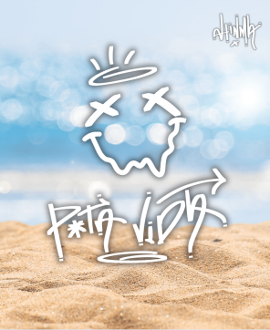 Conjunto de Verano Ahinma P*ta Vida Negro