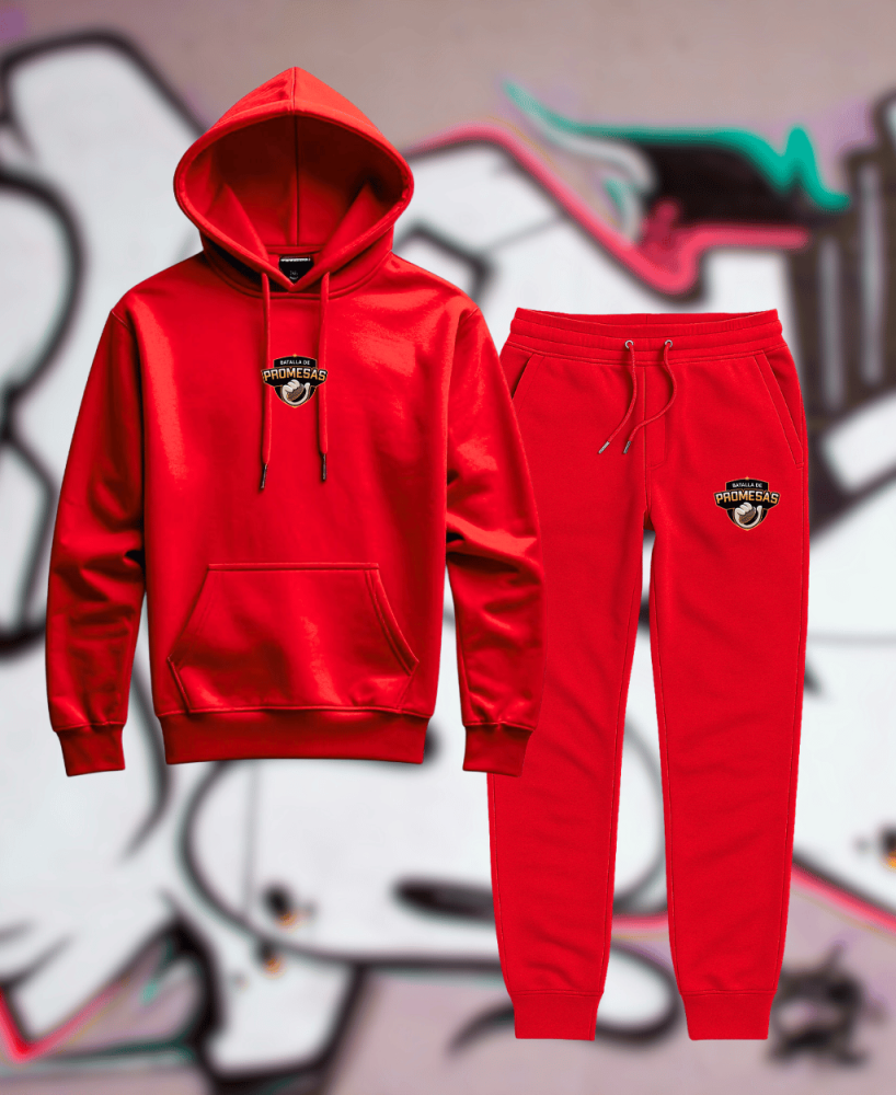 Chándal oficial Batalla De Promesas x AHINMA - COLOR ROJO